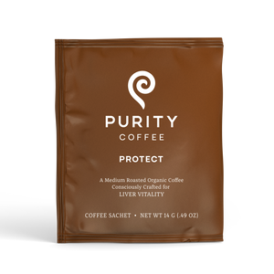 PROTECT: Light-Medium Roast Single-Serve Coffee Sachets