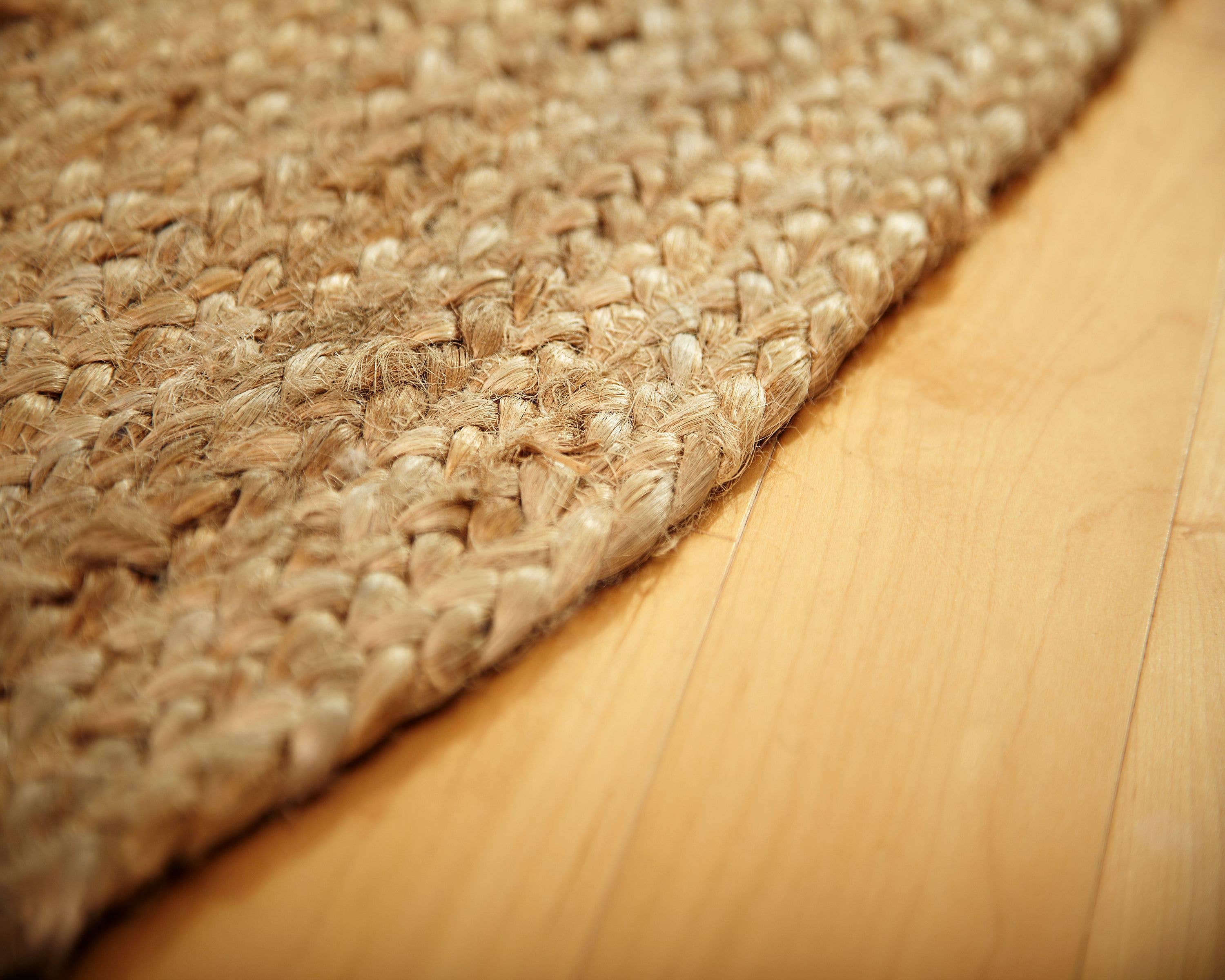 Kerala Natural Jute Rug - Round Shape