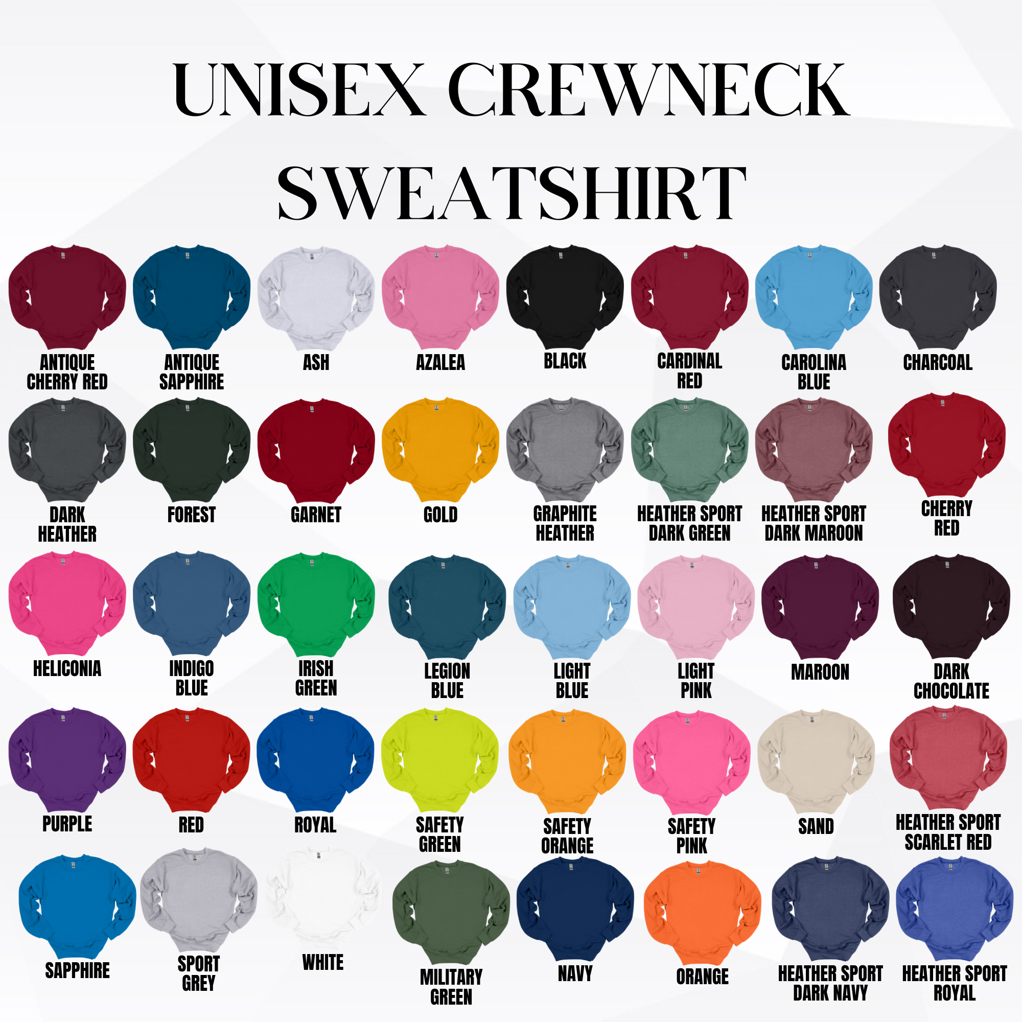 Custom City State or Text Personalized Crewneck Sweatshirt