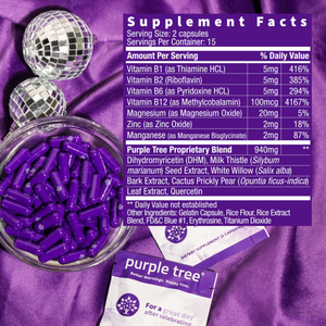 Purple Tree Post-Celebration Wellness POS - 12 bottles
