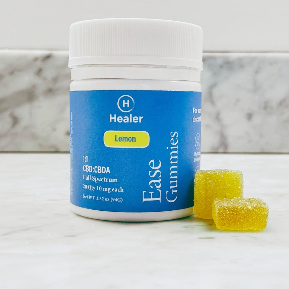 Healer Ease Gummies 1:1 C-B-D:C-B-D-A.