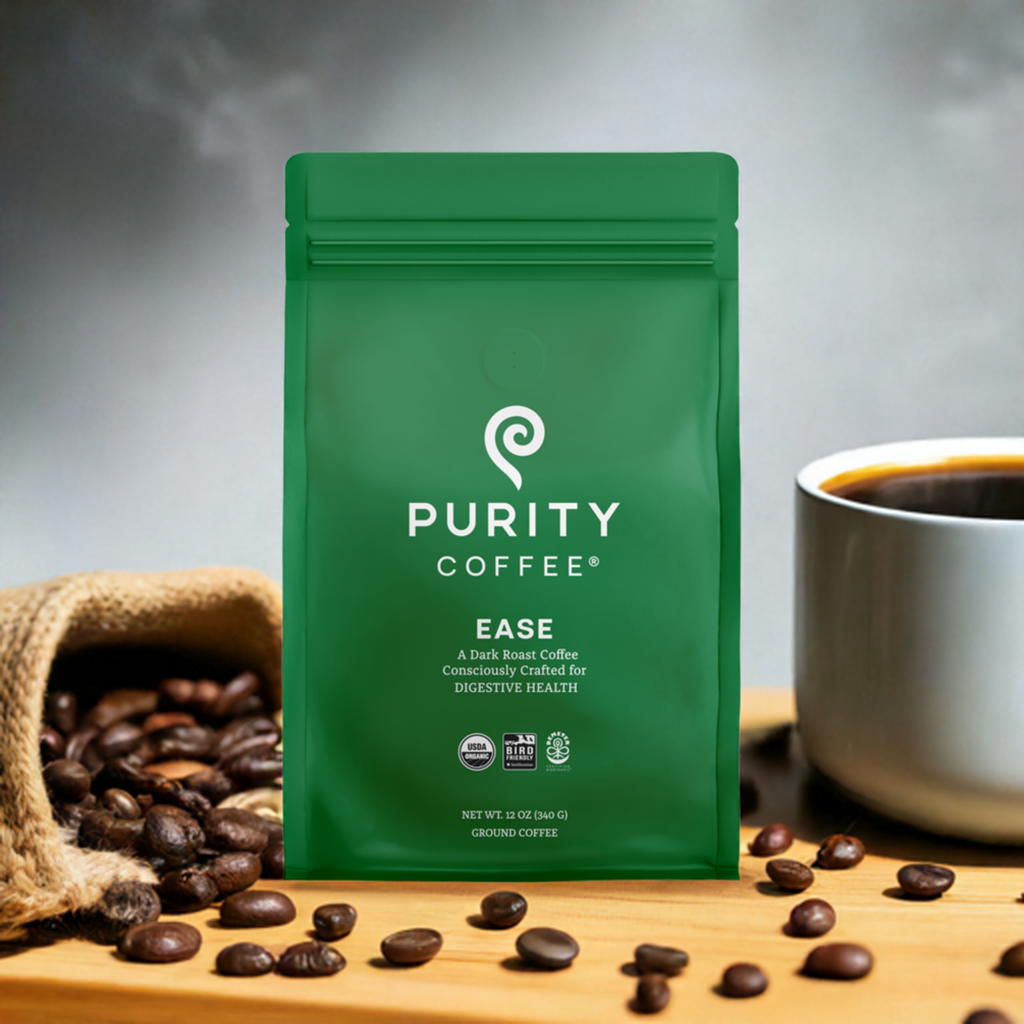 EASE: Dark Roast *Ground* Coffee - 12oz Bag